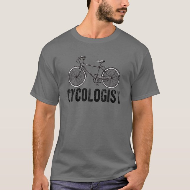 Lönsam cykolog: Bicycle Bike T Shirt (Framsida)