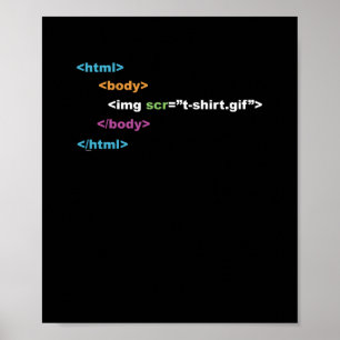 Lönsam datorprogramkod HTML Poster