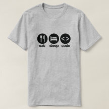 Lönsam datorprogrammerare Eat-vilokod T-Shirt