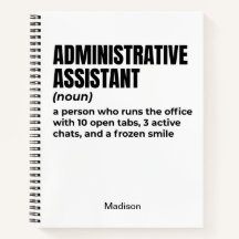 Lönsam definition av administrativ assistent (B5)