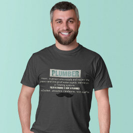 Lönsam definition av rörmokare och mustache tee