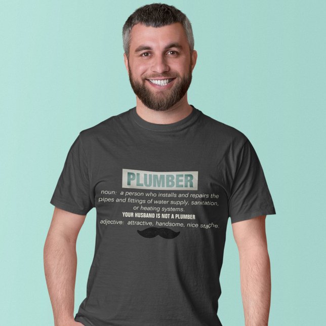 Lönsam definition av rörmokare och mustache tee (Skapare uppladdad)