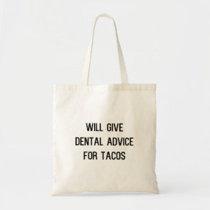 Lönsam dentist Slogan Tote Bag Tygkasse