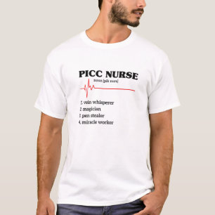Lönsam digivande Picc Team Nurse Registerad terapi T Shirt