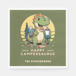 Lönsam Dinosaur Camper utomhus Anpassningsbar Camp Pappersservett