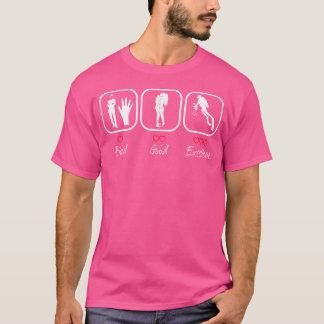 Lönsam disk för dykning av Manar Dålig Bra utmärkt T Shirt