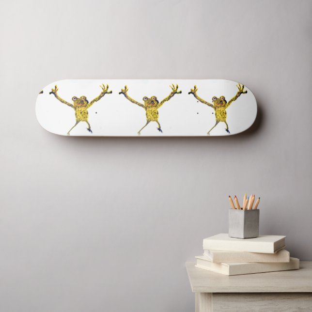 Lönsam djurkonst Frogs Mini Skateboard Bräda 18,7 Cm (Väggkonst (Horz))