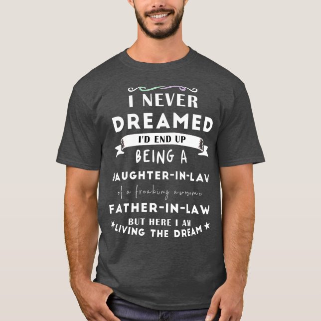 Lönsam dotterIn Law Birthday Gift Fantastisk T Shirt (Framsida)