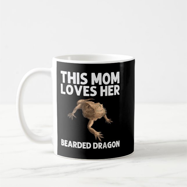 Lönsam dragestyp för Mamma Women Lizard Pet Kaffemugg (Vänster)