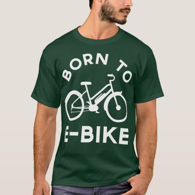 Lönsam elektrisk gnistdesign, född till EBike T Shirt (Framsida)