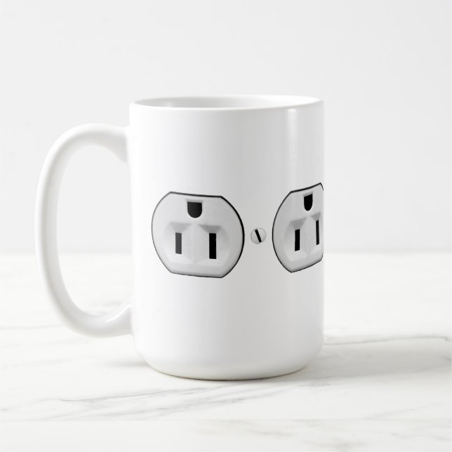 Lönsam elektrisk ström Mugg | Electrician Gift (Vänster)