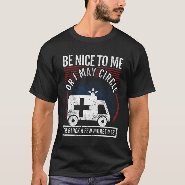 Lönsam EMT-design för ett Sjukvårdare T Shirt (Framsida)