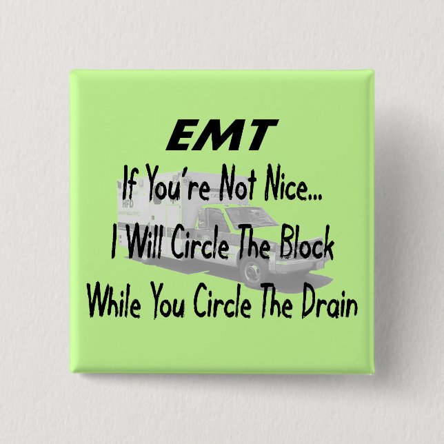 Lönsam EMT-skjortor och presenter Knapp (Framsida)