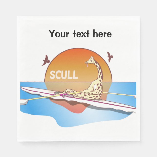 Lönsam enstaka döskallar roterande pappersservett (Framsidan)