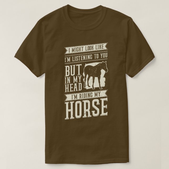 Lönsam  Equestrian Gift T Shirt (Design framsida)