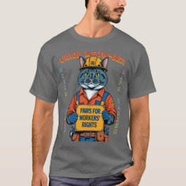 Lönsam EU-Kattdjurets arbetardag från New York T Shirt