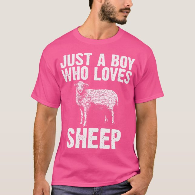 Lönsam får för bojägare Flockdjur T Shirt (Framsida)