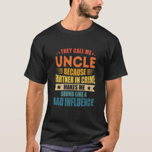 Lönsam farbror Design för farbror Manar-partner i T Shirt