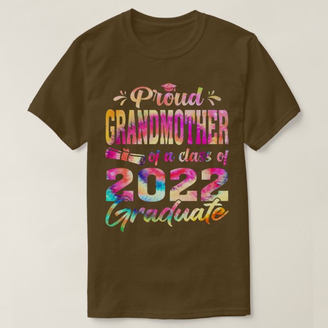 Lönsam farmor av klass 2022 Graduat T Shirt (Design framsida)
