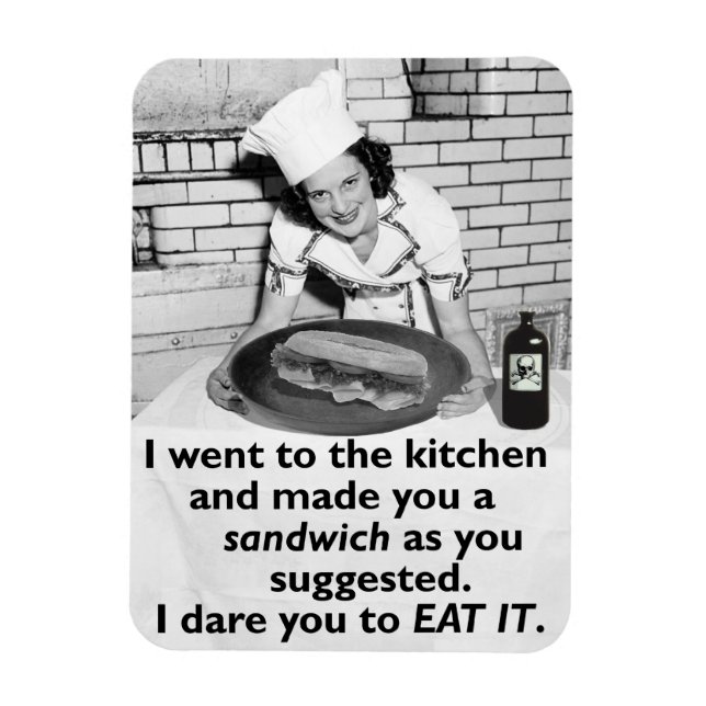 Lönsam feminist gör mig till en sandwich magnet (Vertikal)