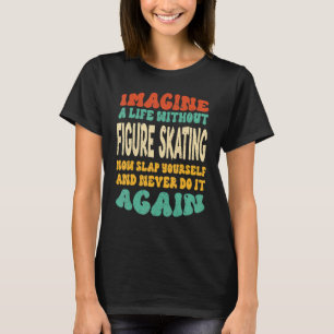 Lönsam Figur-SKATTEOffert för Figur Skating Kärlek T Shirt