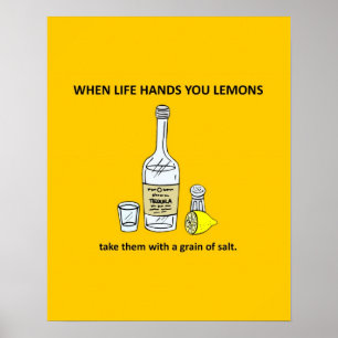 Lönsam filosofi när Life Ge du Lemons Parody Poster