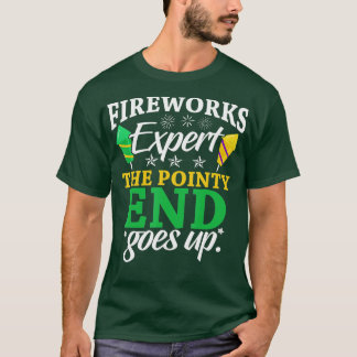 Lönsam Fireworks-expert Potisens slut går upp Pyro T Shirt