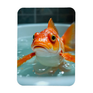Lönsam fisk i badet magnet