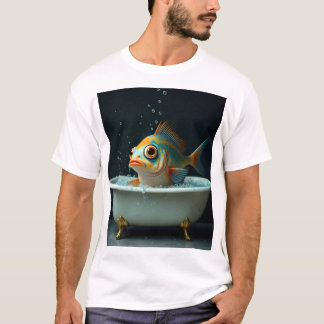 Lönsam fisk i badet t shirt