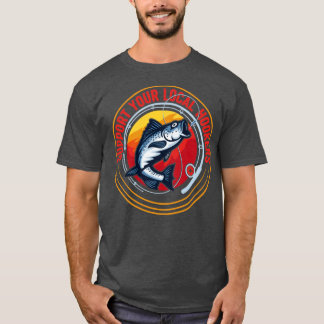 Lönsam fiskedesign För manar och kvinnor som Kärle T Shirt