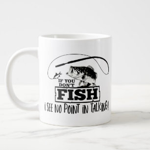 Lönsam fiskeoffert Talk Fishing Bass Coworking Jumbo Mugg