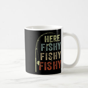 Lönsam fiskskjorta här, fiskskjorta B Pappa Women  Kaffemugg