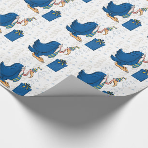 Lönsam födelsedag Gammal Buzzard i Blue Rand Tie Presentpapper