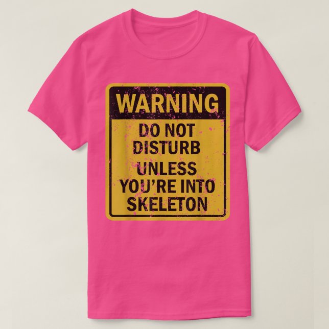 Lönsam Födelsedagsfest i SKELETON Sport  T Shirt (Design framsida)