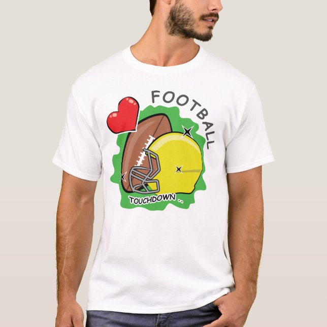 Lönsam fotbollsdesign t shirt (Framsida)