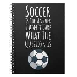 Lönsam fotbollsgåva från högre nattgrupp anteckningsbok