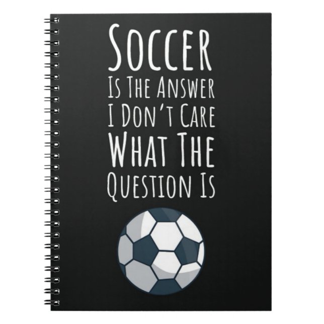 Lönsam fotbollsgåva från högre nattgrupp anteckningsbok (Framsidan)
