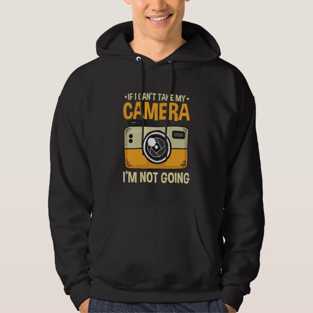 Lönsam fotografi beroende person Hobby Camera Hoodie (Framsida)