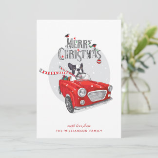 Lönsam Fransk Bulldog God jul Card Julkort
