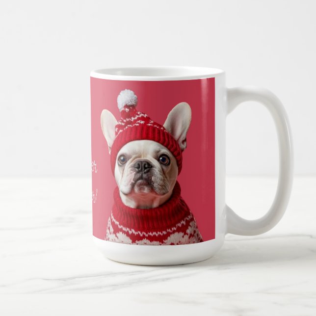 Lönsam Fransk Bulldog Red Mugg - Inte en annan söt (Höger)