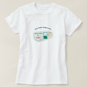 Lönsam Frosty vid tecknad av plastikkirurg T Shirt