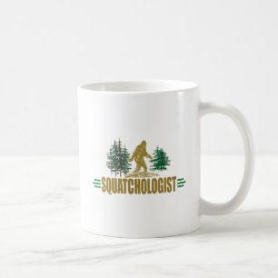 Lönsam fyrkantig Sasquatch Believer Kaffemugg