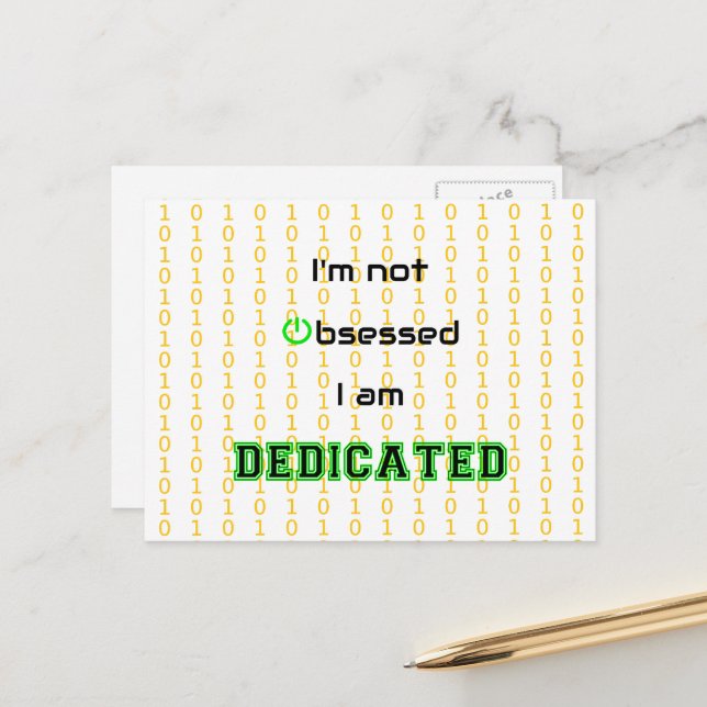 Lönsam gäk som inte är besatt vykort (Fram/Back In Situ)