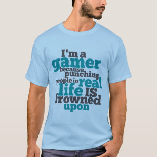 Lönsam Gamer T-shirt för videospel Geeks