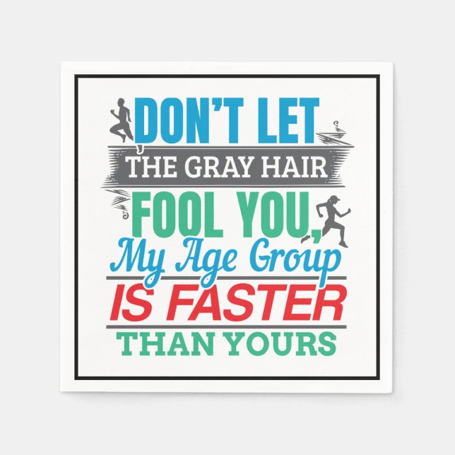 Lönsam gammal Springer - Snabbare åldersgrupp som  Pappersservett (Framsidan)