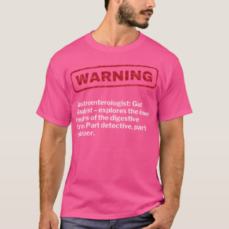 Lönsam Gastroenterolog Gi Gut Doktor Warning Sar T Shirt