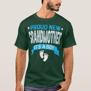 Lönsam Gender för familjen Reveal Proud New Grandm T Shirt