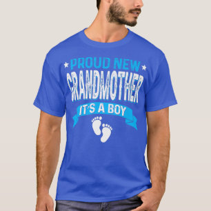 Lönsam Gender för familjen Reveal Proud New Grandm T Shirt
