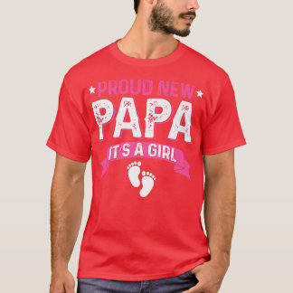 Lönsam Gender för familjen Reveal stolt New Pappa  T Shirt