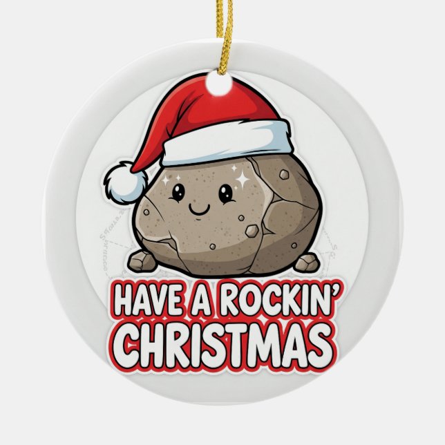 Lönsam geolog julgransprydnad keramik (Framsidan)